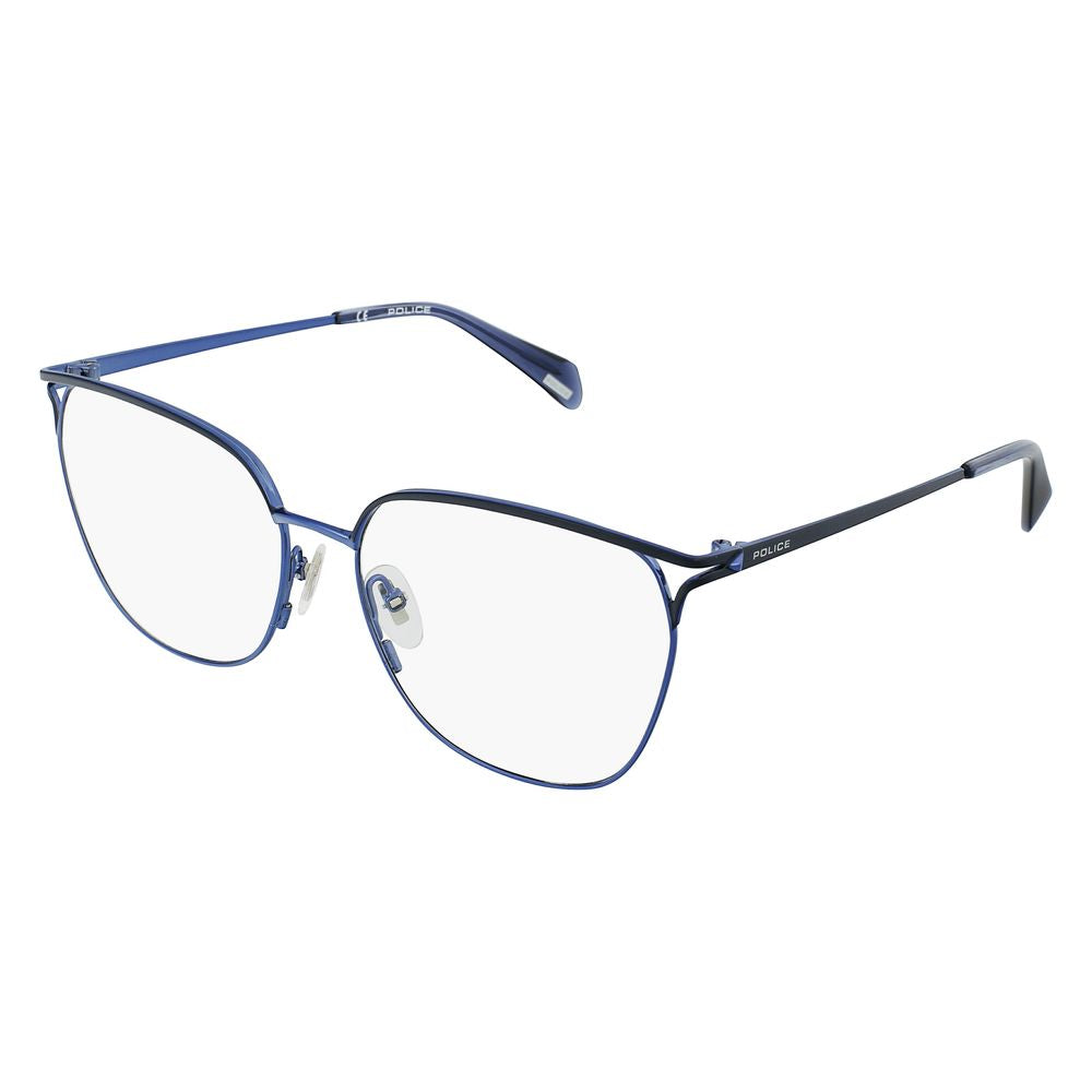 Police Blue Metal Sunglasses