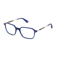 Police Blue Plastic Sunglasses