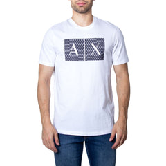 Armani Exchange White Cotton T-Shirt