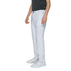 Armani Exchange White Cotton Jeans & Pant