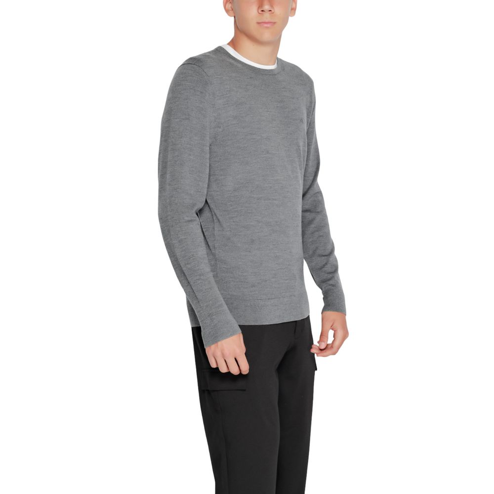 Calvin Klein Gray Wool Wool T-Shirt