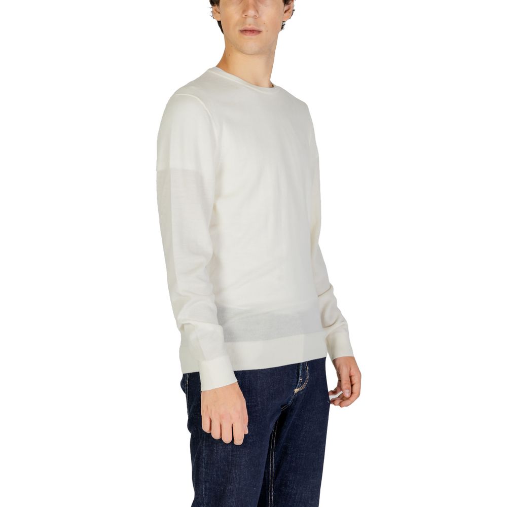 Calvin Klein Cream Wool Wool T-Shirt