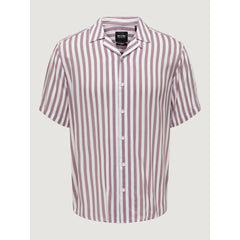 Only & Sons Purple Viscose Shirt
