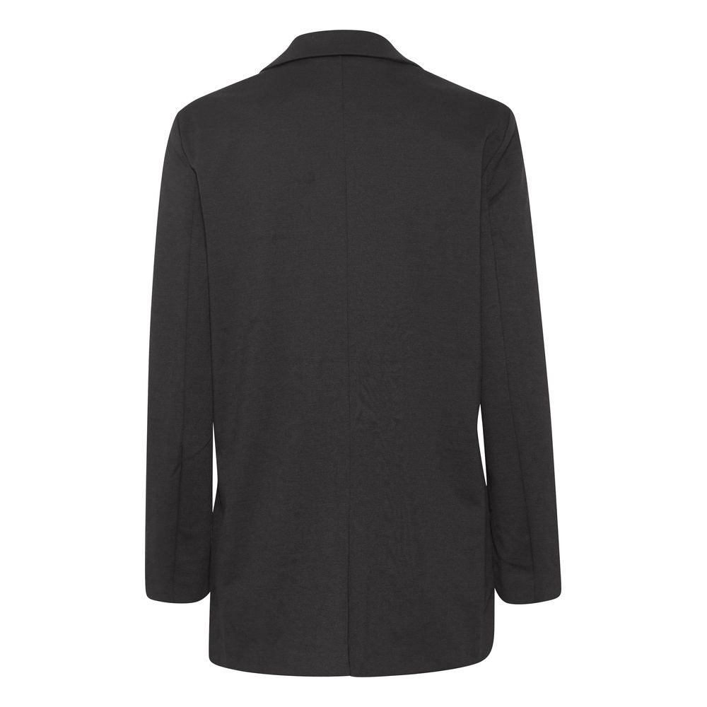 ICHI Black Polyester Polyester Suits & Blazer