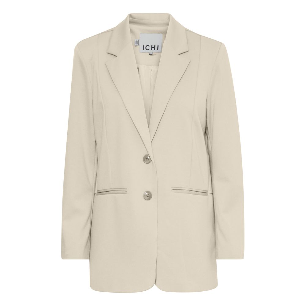 ICHI Beige Polyester Polyester Suits & Blazer