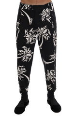 Dolce & Gabbana Elegant Tree Print Ankle Trousers