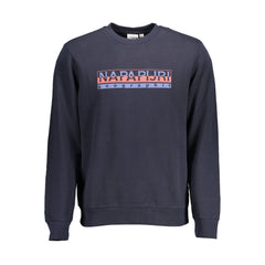 Napapijri Blue Cotton Men Sweater