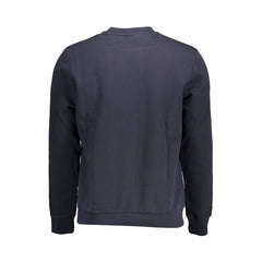 Napapijri Blue Cotton Men Sweater