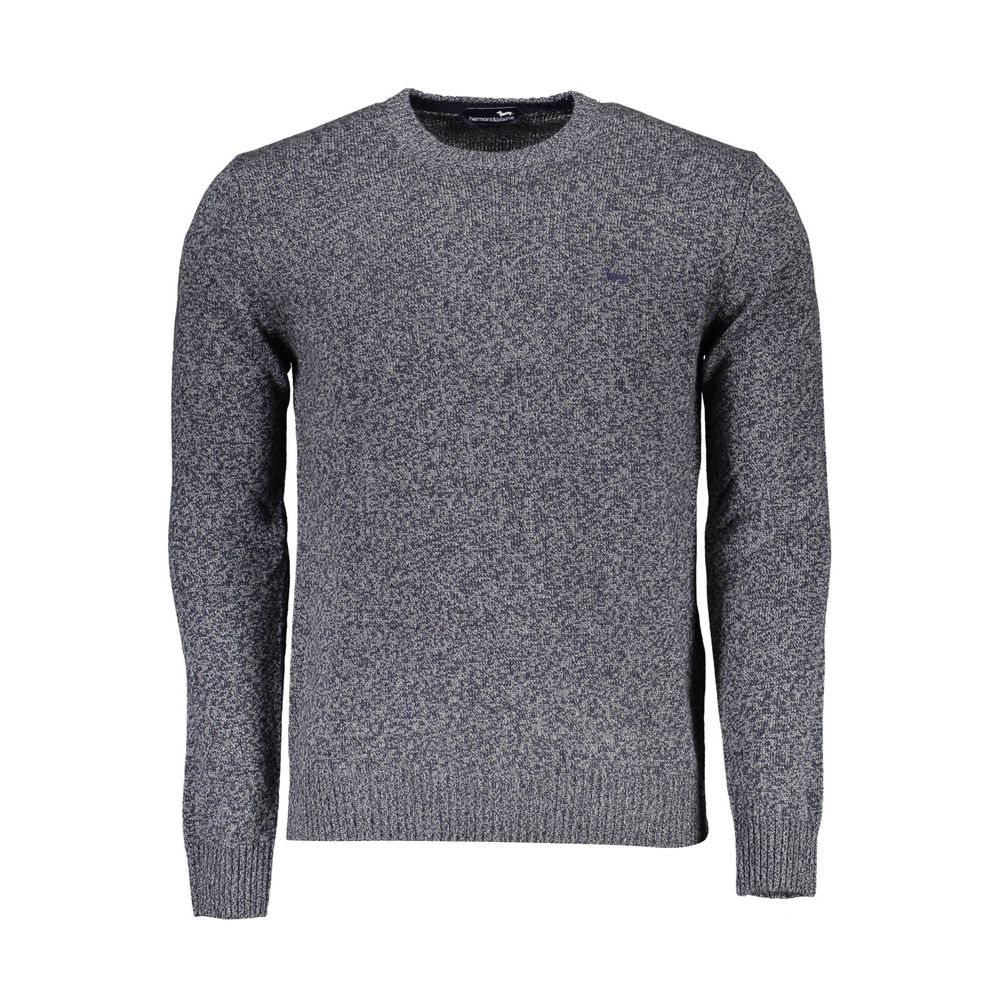 Harmont & Blaine Blue Wool Men Sweater