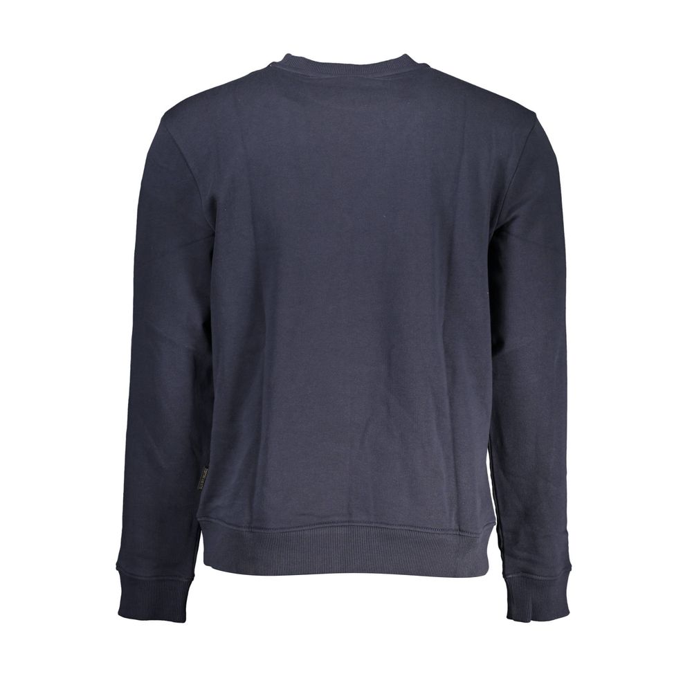 Napapijri Blue Cotton Men Sweater