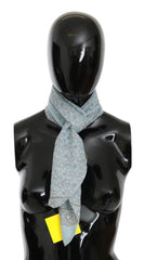 Ermanno Scervino Elegant Silk Bandana Wrap Shawl Scarf